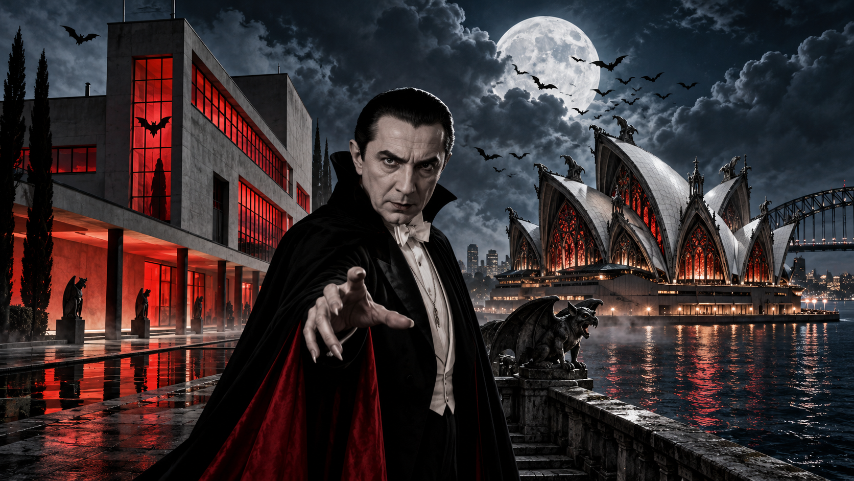 From Dracula to Gothic rock, from Bauhaus simplicity to the spectacular curves of Sydney Opera House. Two anniversaries, two architectural opposites and one extraordinary journey. 🦇🔗